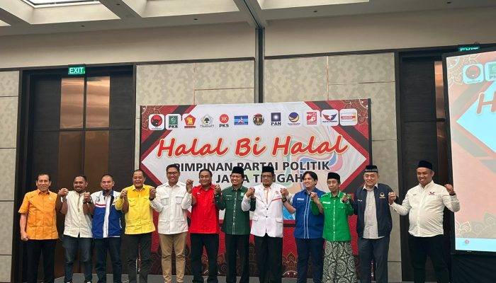 Ketua Parpol se-Jateng Hadiri Halal Bi Halal di Semarang, Tegaskan Bersanding Usai Bertanding
