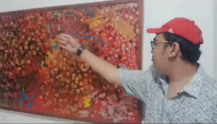 Pameran Lukisan Gary Hadameon di Gedung Loka Budaya Kota Magelang Memukau Pengunjung