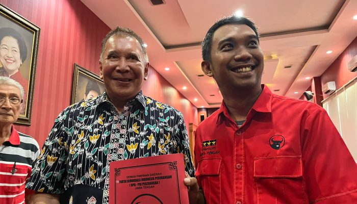 Pilih Momen Rakernas, Mantan Ketua DPRD Jateng Rukma Setyabudi Daftar Cagub lewat PDIP