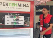 Awas Ketipu! Bukannya Bensin, Pom Mini Ini Malah Jualan Es Teh