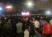 Indonesia Australia | Nobar di Simpanglima, Mbak Ita Apresiasi Perjuangan Timnas Indonesia