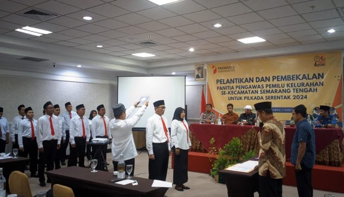Resmi Dilantik, 177 Panwaslu Kelurahan di Kota Semarang Siapkan Jalankan Tugas