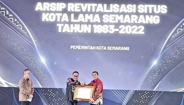 Arsip Revitalisasi Situs Kota Lama Semarang Raih Penghargaan Bergengsi ANRI