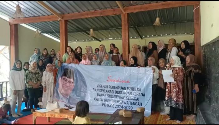 Perempuan Merdeka Pemalang Nyatakan Sikap Dukung Sudaryono Jadi Gubernur Jawa Tengah