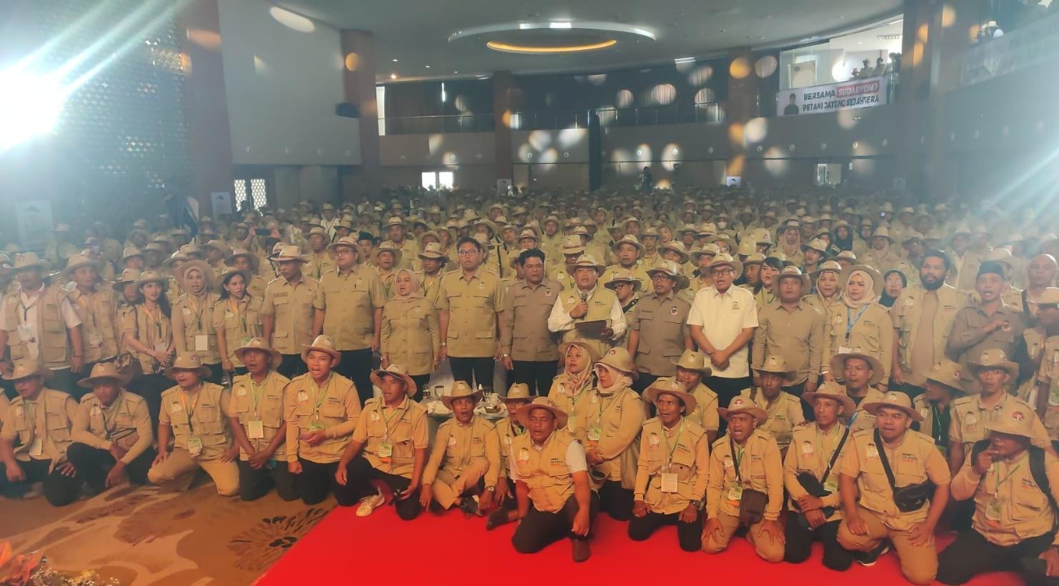 Ribuan Petani Kumpul di Semarang, Deklarasi Sudaryono Maju Gubernur Jawa Tengah