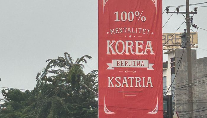 Video Baliho Mentalitet Korea Muncul di Semarang, Siapa yang Pasang?
