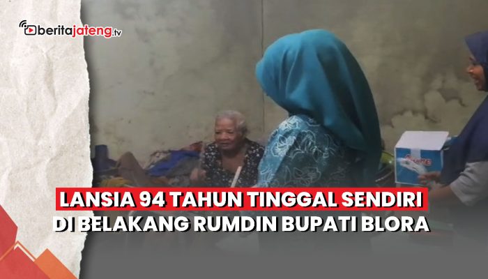 Video Lansia 94 Tahun Tinggal Sendiri di Belakang Rumdin Bupati Blora