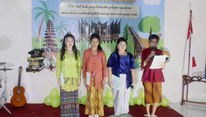 Branding Sekolah Bhinneka Tunggal Ika, Perpisahan SD Mataram Semarang Tampilkan Pidato 4 Bahasa
