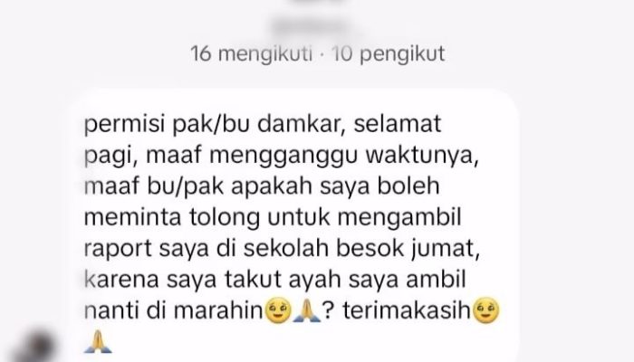 Sungguh di Luar Nurul! Murid di Kabupaten Semarang Minta Damkar Ambilkan Rapor di Sekolah, Takut Dimarahi Ortu?