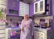 Wow! Ada Rumah Serba Ungu di Semarang, Sofa hingga Perabotan Dapur pun Warnanya Seragam