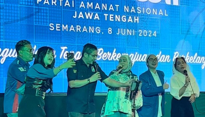 Partai ‘Artis’ Nasional! Eko Patrio, Uya Kuya, hingga Pasha ‘Ungu’ Ramaikan Rakorwil PAN Jateng