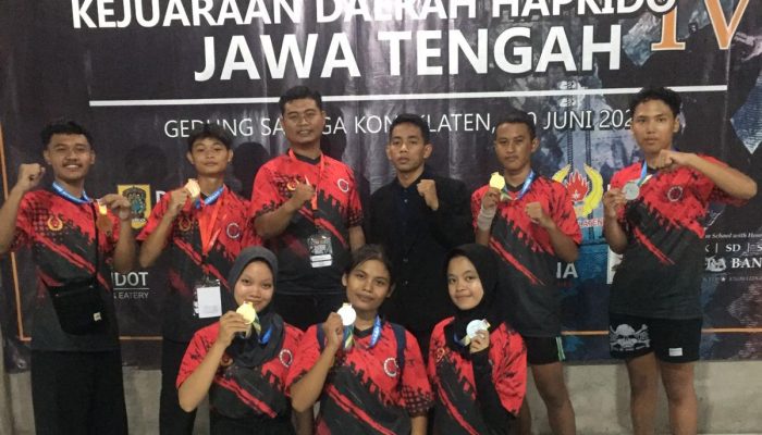 Hapkido Blora Sabet 7 Medali di Kejurda Hapkido Jateng IV Klaten, Unjuk Kebolehan Meski Masuk Kategori Cabor Baru