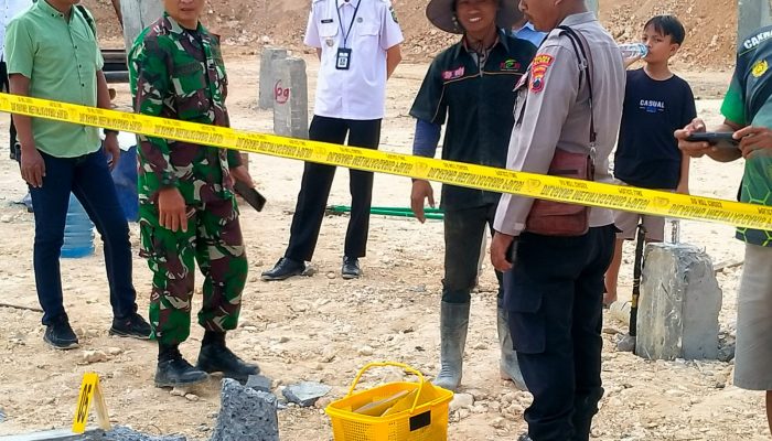 Tragis! Pekerja Bangunan Tewas Tertimpa Tiang Cor Pabrik di Blora