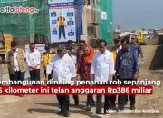 Jokowi cek sheetpile Tambaklorok Semarang