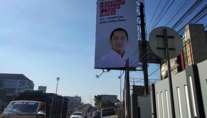 Muncul Baliho Hendi untuk Jateng Hebat, Sebut Inisiatif Dari Relawan
