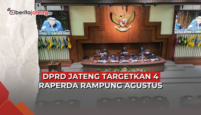 Video DPRD Jawa Tengah Targetkan 4 Raperda Rampung Agustus