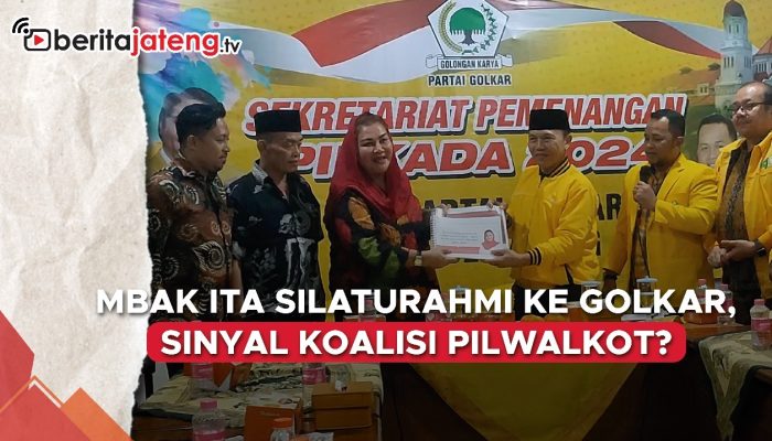 Video Mbak Ita Silaturahmi ke Golkar, Sinyal Koalisi Pilwalkot Semarang?