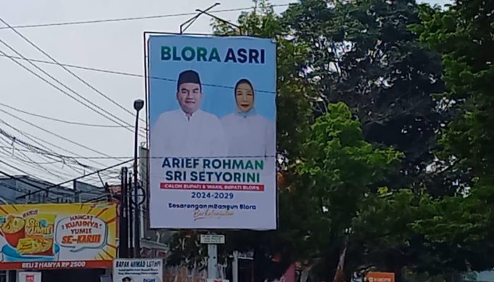 Maju Pilkada Blora 2024, Bupati Petahana Arief Rohman Gandeng Sri Setyorini Kakak Wakapolri