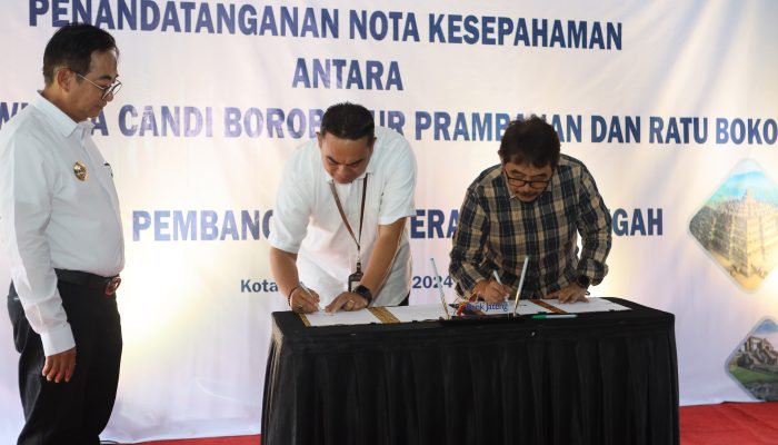 Gandeng Bank Jateng, PT TWC Teken MoU Kerja Sama Majukan UMKM Kampung Seni Borobudur