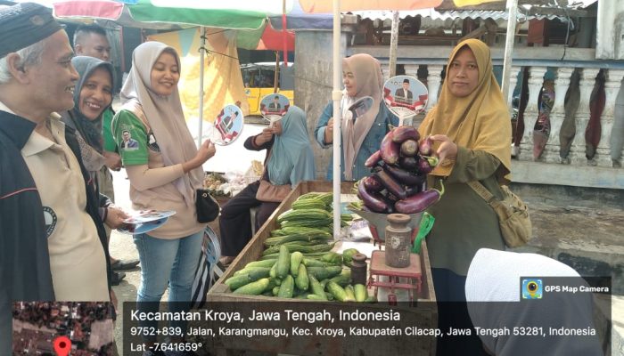 Pegadang Pasar Induk Kroya Kompak Dukung Sudaryono Maju Pilgub Jateng