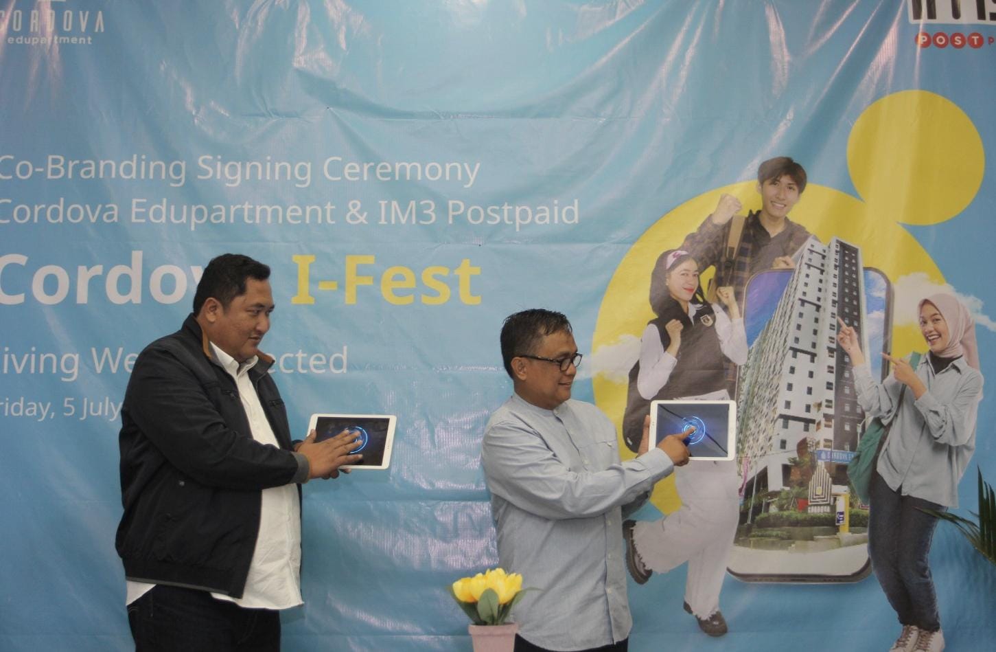 Bidik Kaum Milenial Semarang, IM3 Gandeng PilarCorp Promosikan Layanan Digital di Cordova Edupartment