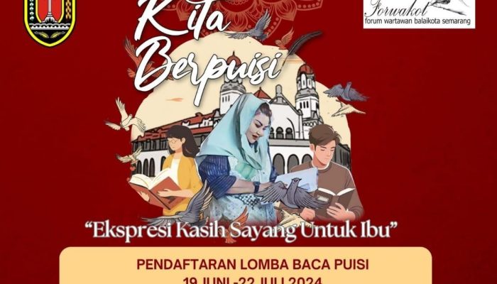 Forwakot Semarang Gelar Lomba Baca Puisi, Berikut Link Pendaftaran dan Persyaratannya