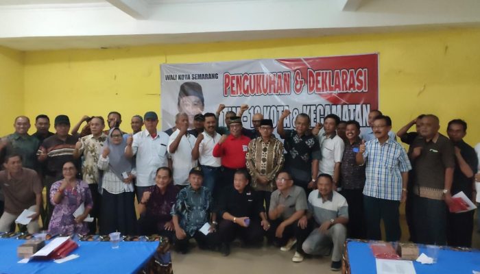 Dukungan Terus Mengalir, Tim 18 Deklarasikan Iswar Aminuddin Maju Pilwalkot Semarang 2024