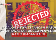 Video 17 Calon Siswa Terancam Masuk Sekolah Swasta, Tunggu Penyelidikan Kasus Piagam Palsu