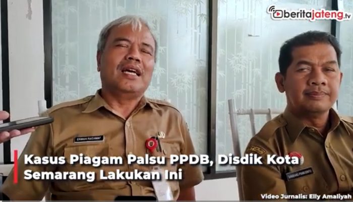 Video Kasus Piagam Palsu PPDB, Ini Sikap Disdik Kota Semarang