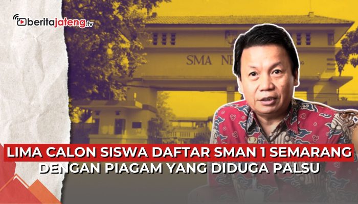 Video Lima Pendaftar SMAN 1 Semarang Diduga Pakai Piagam Palsu Marching Band
