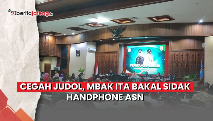 Video Cegah Judi Online, Pemkot Semarang Bakal Sidak Handphone ASN