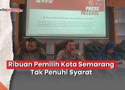 Video Hasil Coklit, Ribuan Pemilih Kota Semarang Tak Penuhi Syarat