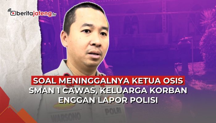 Video Ketua OSIS SMAN 1 Cawas Tewas Setelah Diceburkan Kolam, Keluarga Korban Enggan Lapor Polisi