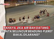 Video Bahaya Jika Air Bah Datang, Wisata Seluncur Bendung Pleret Bakal Dilarang?