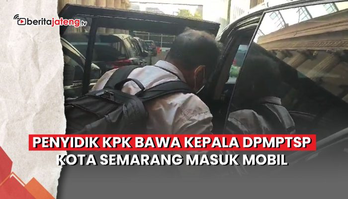 Video Penyidik KPK Bawa Kepala DPMPTSP Kota Semarang Masuk Mobil