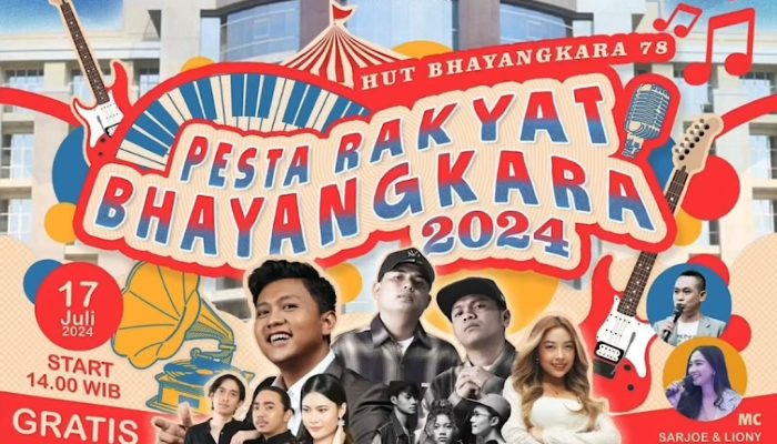 Info Konser Gratis Semarang, Pesta Rakyat Bhayangkara 2024: Denny Cak Nan hingga NDX Aka