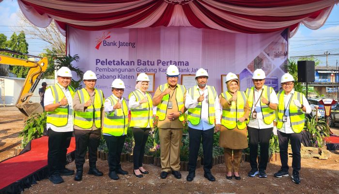Bank Jateng Cabang Klaten Bangun Gedung Baru, Ditargetkan Selesai dalam 8 Bulan