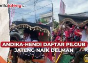 Video Andika-Hendi Daftar Pilgub Jateng Naik Delman