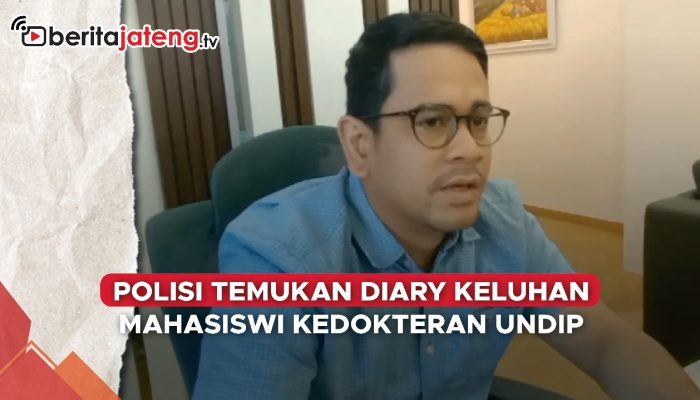 Video Polisi Temukan Catatan Curhat Mahasiswa Kedokteran Undip yang Diduga Bunuh Diri