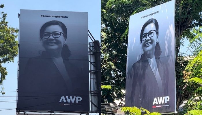 Baliho Agustina Wilujeng Pramestuti Muncul di Semarang, Calon Walikota Pengganti Mbak Ita?