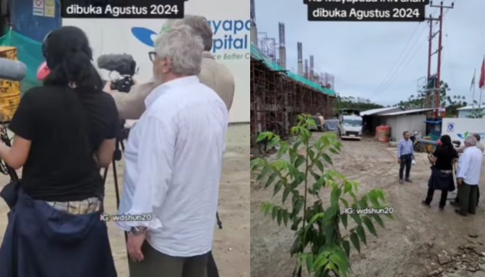Viral Video Bule Perancis Takjub Lihat Pembangunan RS di IKN, Netizen: Kan Warga Kompak Patungan