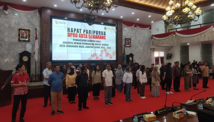 Gladi Bersih Pelantikan DPRD Kota Semarang, Anggota Dewan Didominasi Wajah Lama