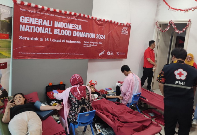 Generali Indonesia Gelar Donor Darah Serempak di 16 Titik di Seluruh Indonesia, Semarang Ada Dua Lokasi