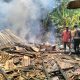 Kebakaran Hebat Hanguskan Kandang di Gunungpati Semarang, 23 Ekor Kambing Mati