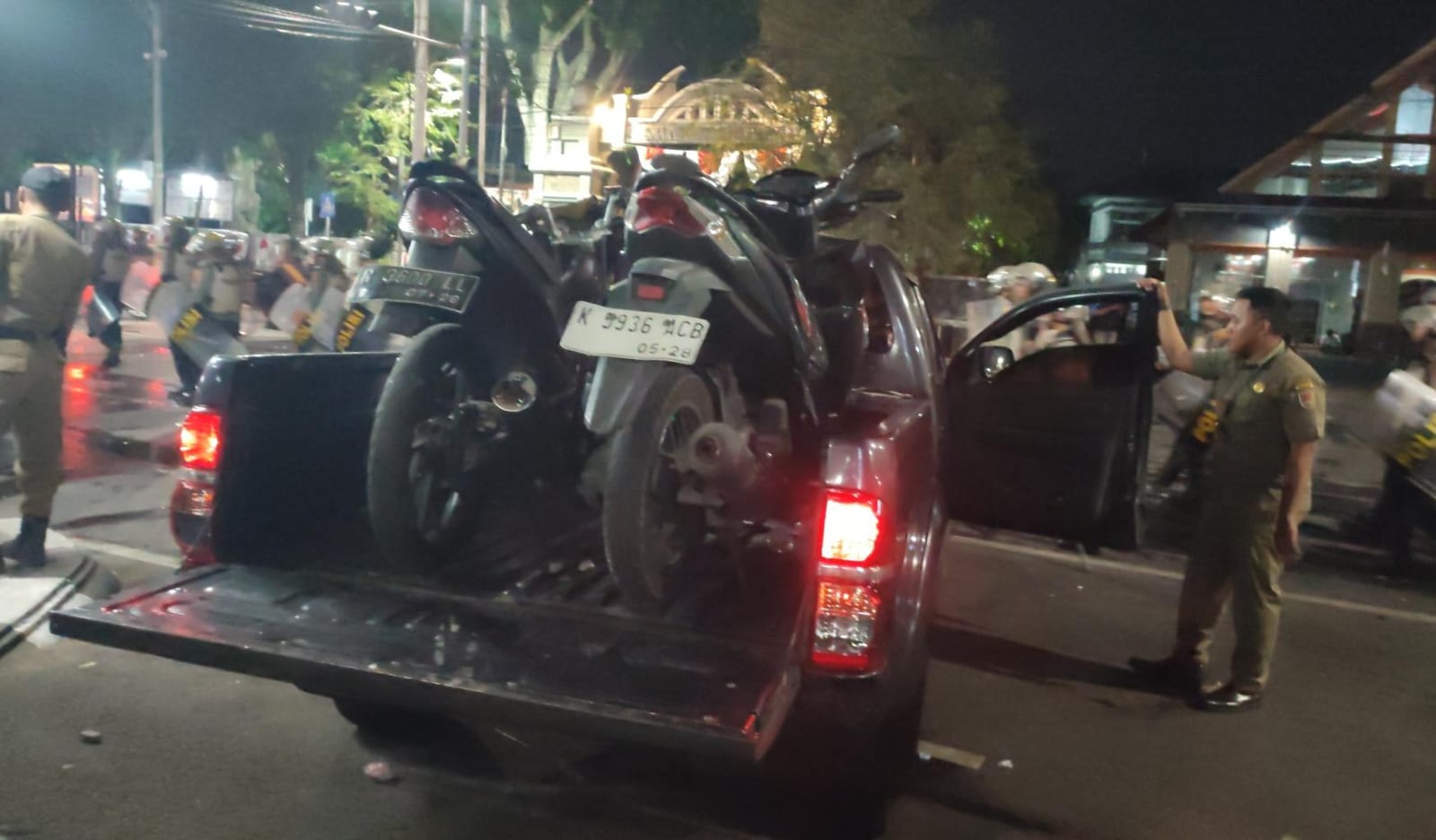 Puluhan Kendaraan Tertinggal Milik Mahasiswa Demo Diamankan, Harus Ambil di Polrestabes Semarang