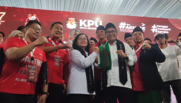 Daftar KPU Kota Semarang, Agustina – Iswar Optimis Menang: Kita Sendirian? Bocahe Dewe Kabeh