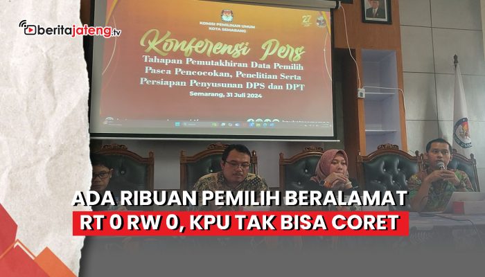 Video Ada Ribuan Pemilih Beralamat RT 0 RW 0, KPU Tak Bisa Coret