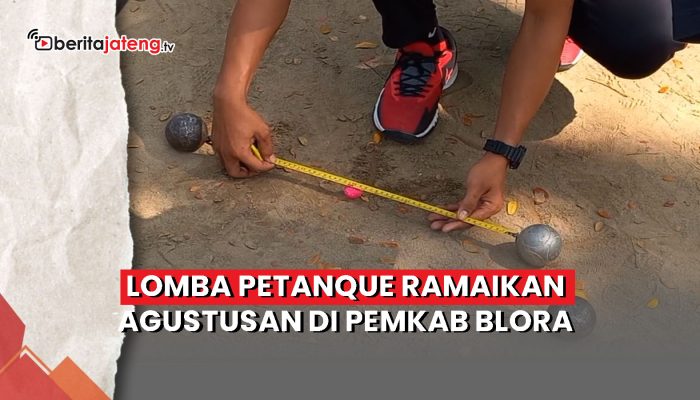 Video Lomba Petanque Ramaikan Agustusan di Pemkab Blora