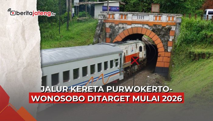 Video Jalur Kereta Api Purwokerto-Wonosobo Ditarget Dibangun Mulai 2026