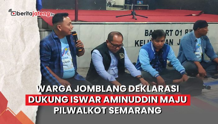 Video Warga Jomblang Deklarasi Dukung Iswar Aminuddin Maju Pilwalkot Semarang